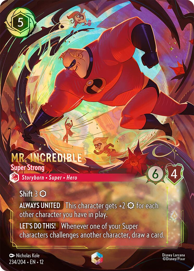 Mr. Incredible - Super Strong (Enchanted) (234/204) [Wilds Unknown] | Cards and Coasters CA