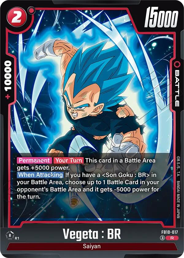 Vegeta : BR [Cross Force] | Cards and Coasters CA
