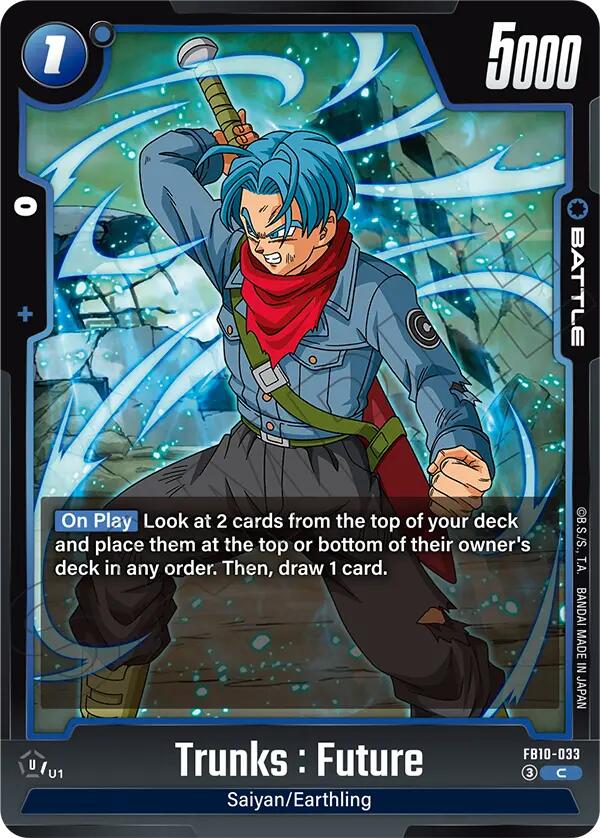 Trunks : Future (FB10-033) [Cross Force] | Cards and Coasters CA