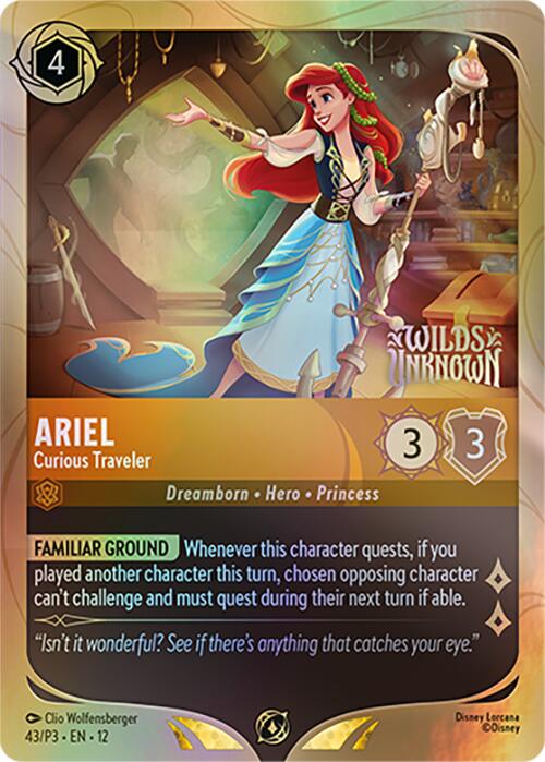 Ariel - Curious Traveler (43) [Promo Cards] | Cards and Coasters CA