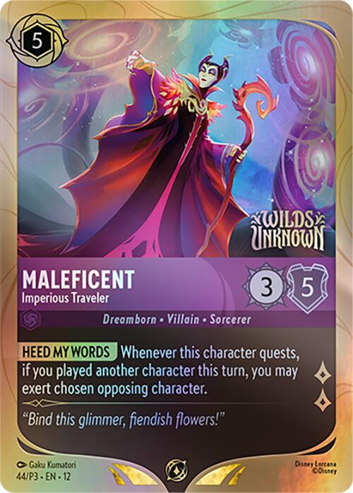 Maleficent - Imperious Traveler (44) [Promo Cards] | Cards and Coasters CA