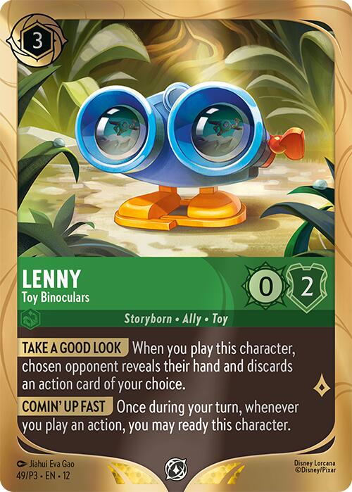 Lenny - Toy Binoculars (49) [Promo Cards] | Cards and Coasters CA