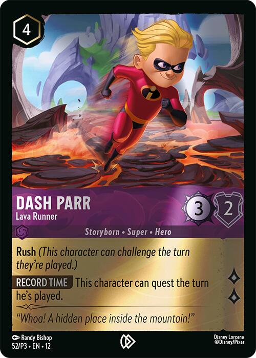 Dash Parr - Lava Runner (52) [Promo Cards] | Cards and Coasters CA