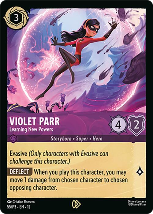 Violet Parr - Learning New Powers (55) [Promo Cards] | Cards and Coasters CA