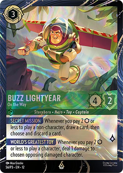 Buzz Lightyear - On the Way (56) [Promo Cards] | Cards and Coasters CA