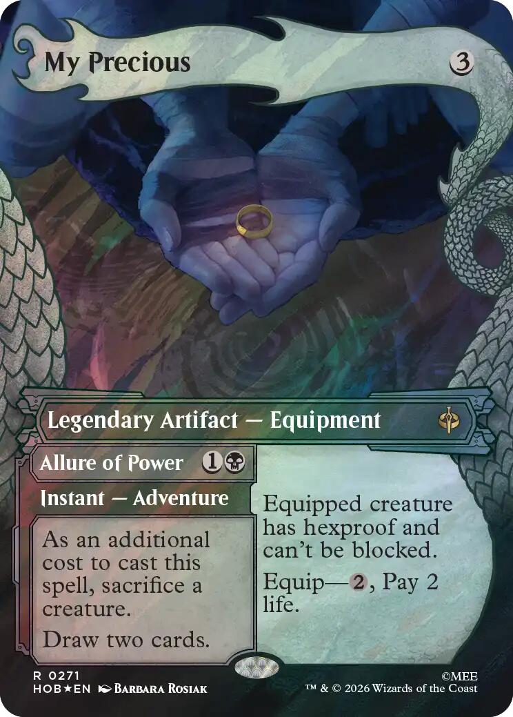 My Precious (Showcase) (Surge Foil) [The Hobbit] | Cards and Coasters CA
