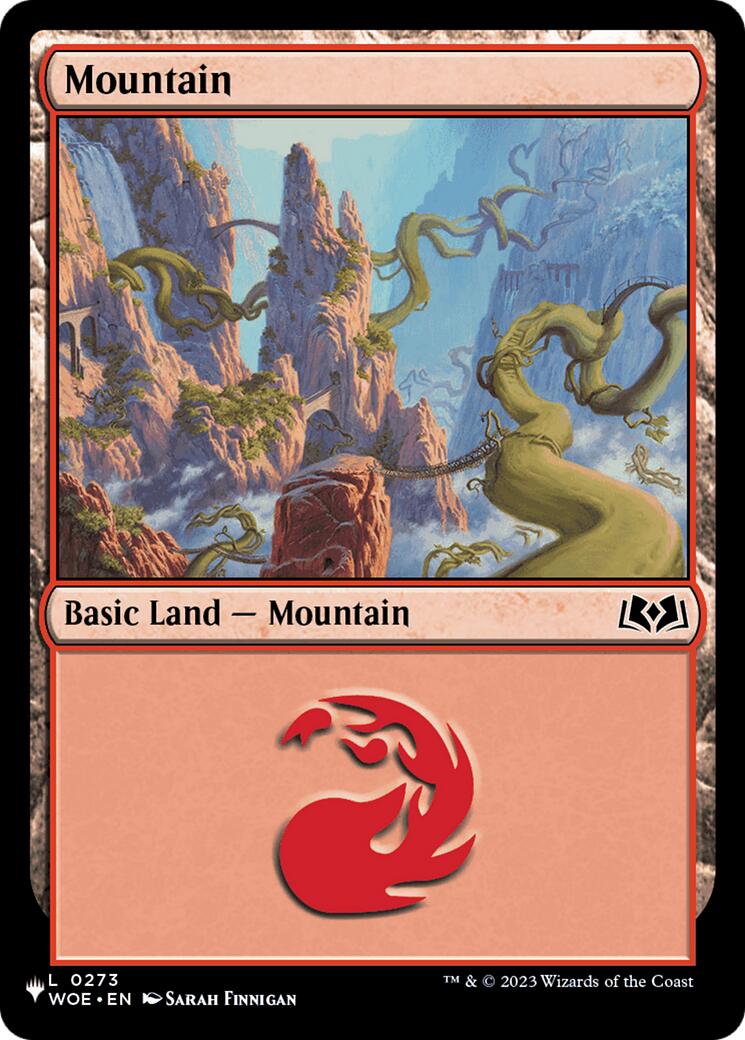 Mountain (0273) (WOE) [The List] | Cards and Coasters CA