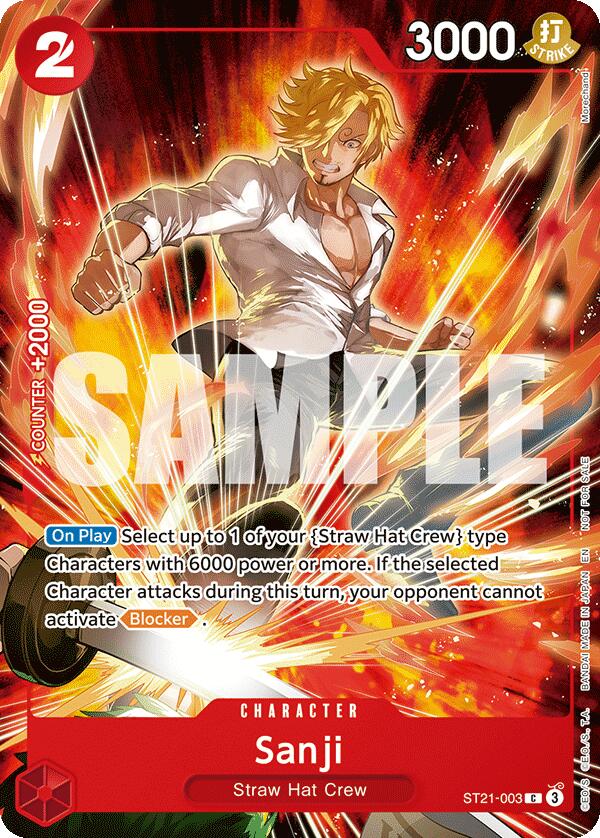 Sanji (Welcome Pack 2026 Vol.1) [One Piece Promotion Cards] | Cards and Coasters CA