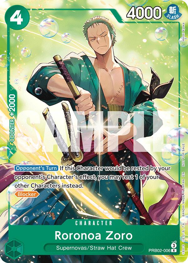 Roronoa Zoro (Welcome Pack 2026 Vol.1) [One Piece Promotion Cards] | Cards and Coasters CA