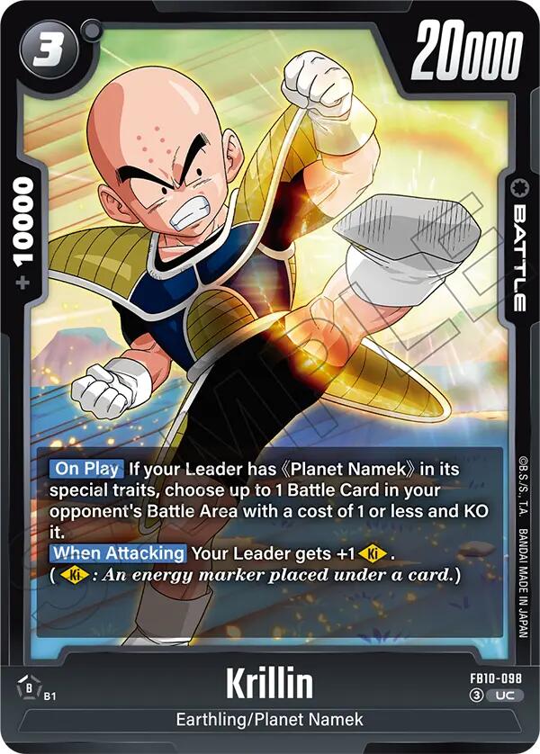 Krillin (FB10-098) [Cross Force] | Cards and Coasters CA