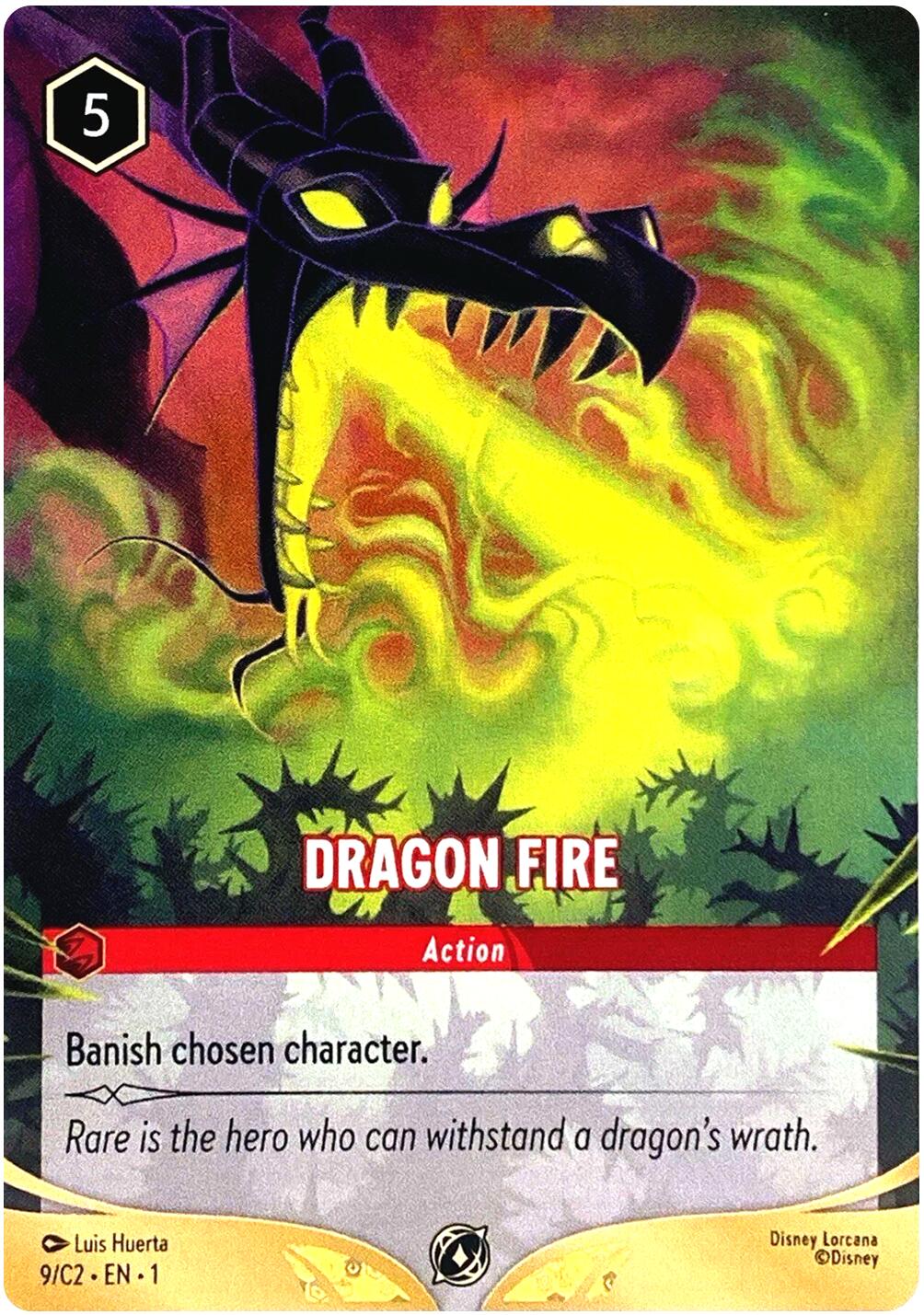Dragon Fire (9/C2) (1) [Promo Cards] | Cards and Coasters CA