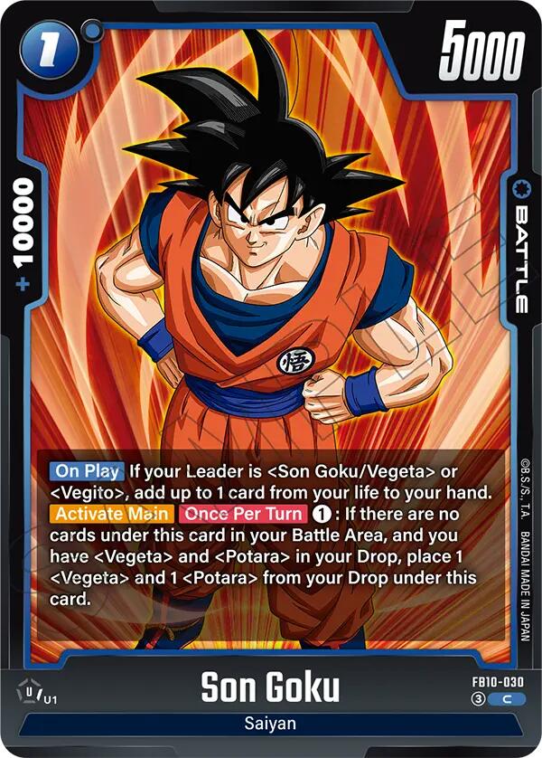Son Goku (FB10-030) [Cross Force] | Cards and Coasters CA