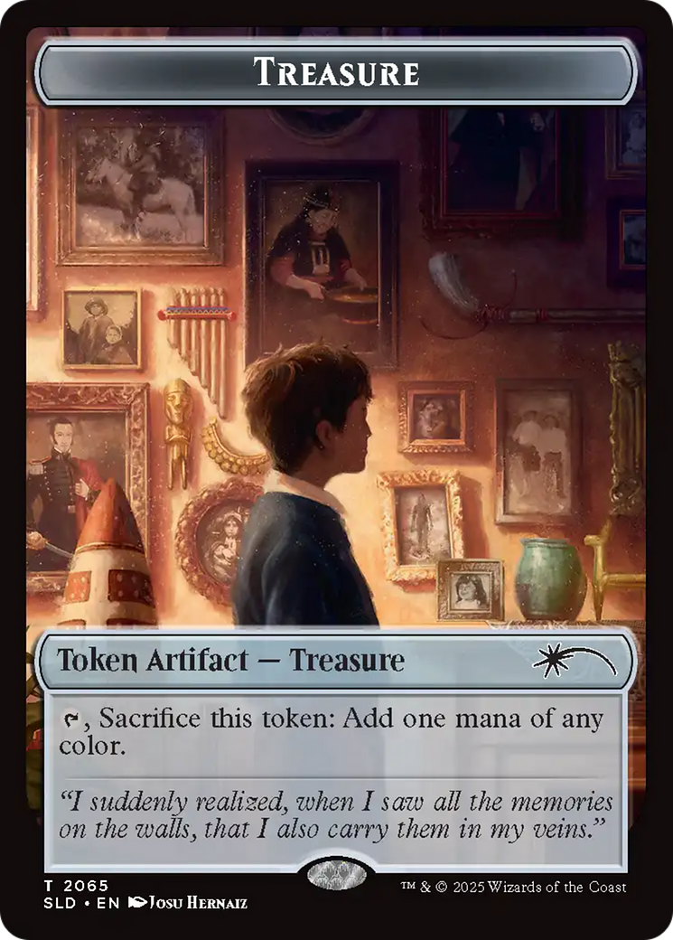 Treasure Token (2065) (Rainbow Foil) [Secret Lair Drop Series] | Cards and Coasters CA