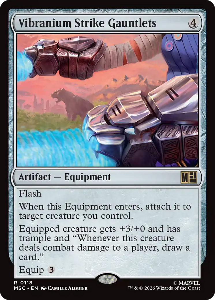 Vibranium Strike Gauntlets [Marvel Super Heroes Commander] | Cards and Coasters CA