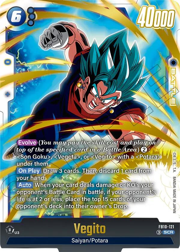 Vegito (FB10-121) [Cross Force] | Cards and Coasters CA