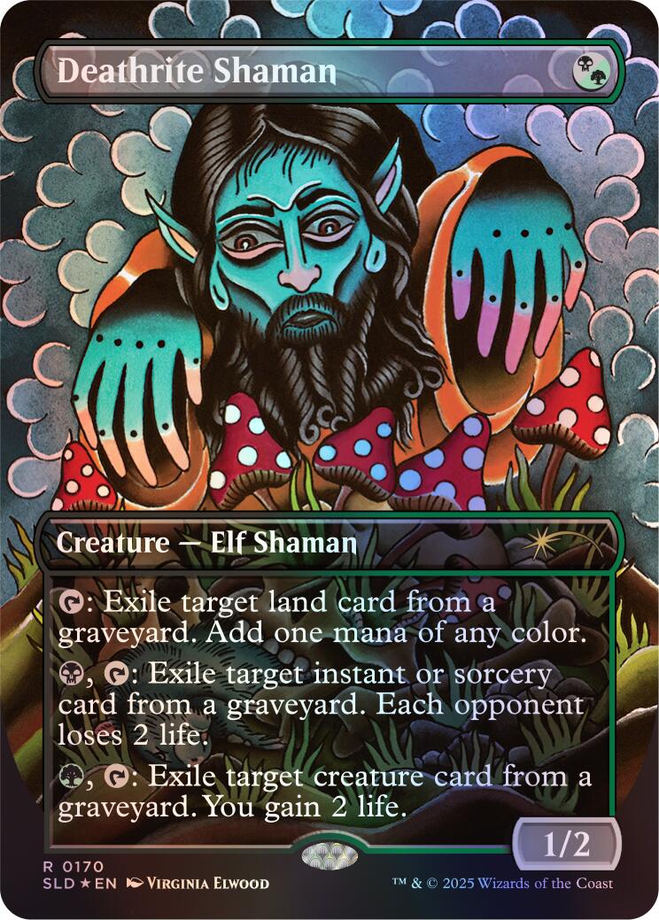 Deathrite Shaman (Rainbow Foil) [Secret Lair Drop Series] | Cards and Coasters CA