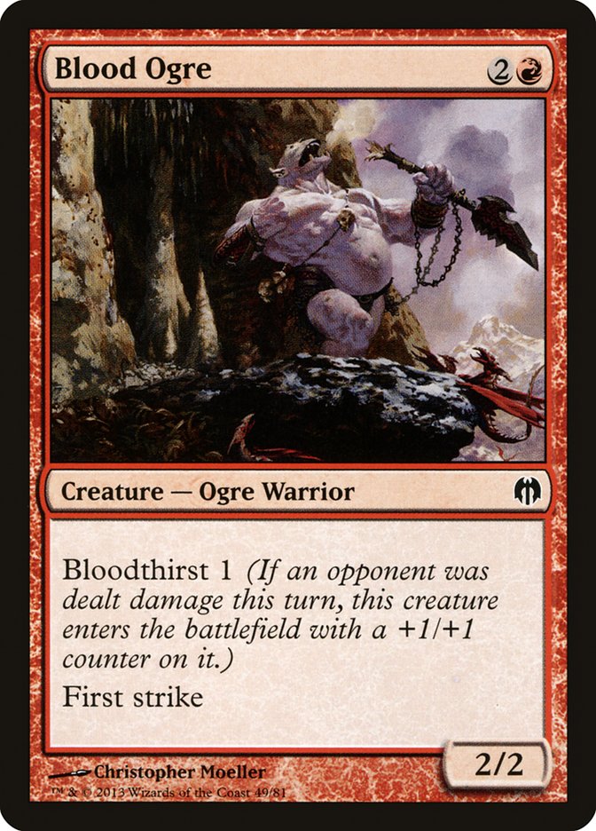 Blood Ogre [Duel Decks: Heroes vs. Monsters] | Cards and Coasters CA
