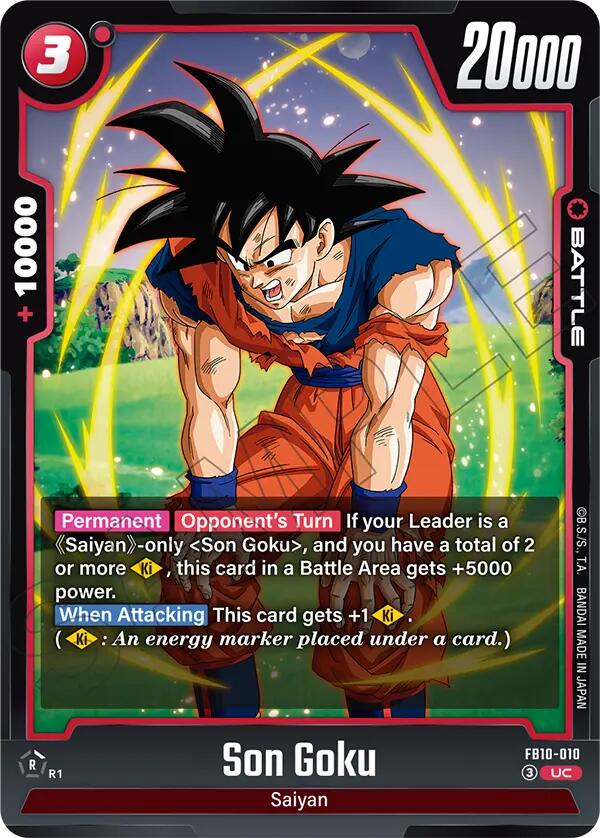 Son Goku (FB10-010) [Cross Force] | Cards and Coasters CA