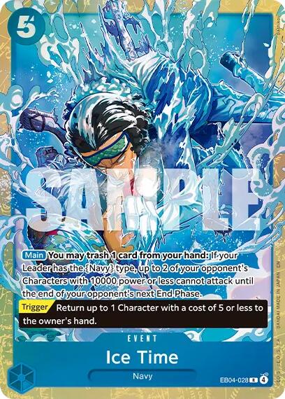 Ice Time (Premium Card Collection -Best Selection Vol. 6-) [One Piece Promotion Cards] | Cards and Coasters CA