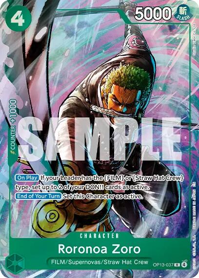Roronoa Zoro (Premium Card Collection -Best Selection Vol. 6-) [One Piece Promotion Cards] | Cards and Coasters CA