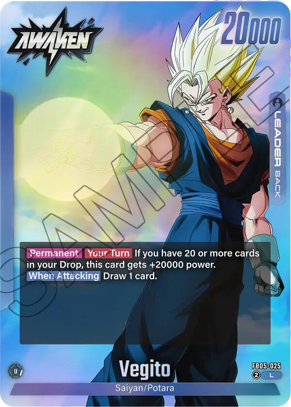 Vegito (FB05-025) [Story Booster 01] | Cards and Coasters CA
