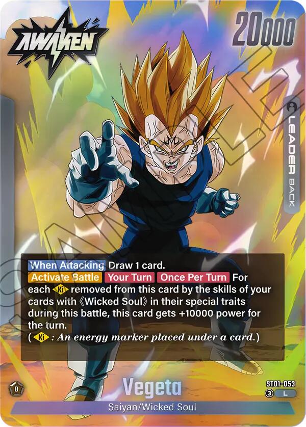 Vegeta (ST01-053) [Story Booster 01] | Cards and Coasters CA