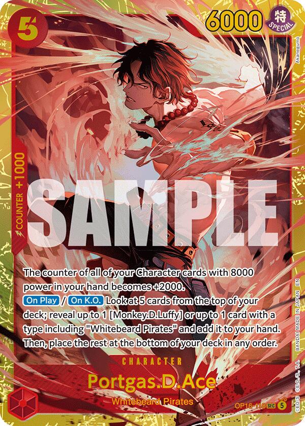 Portgas.D.Ace [The Time of Battle] | Cards and Coasters CA