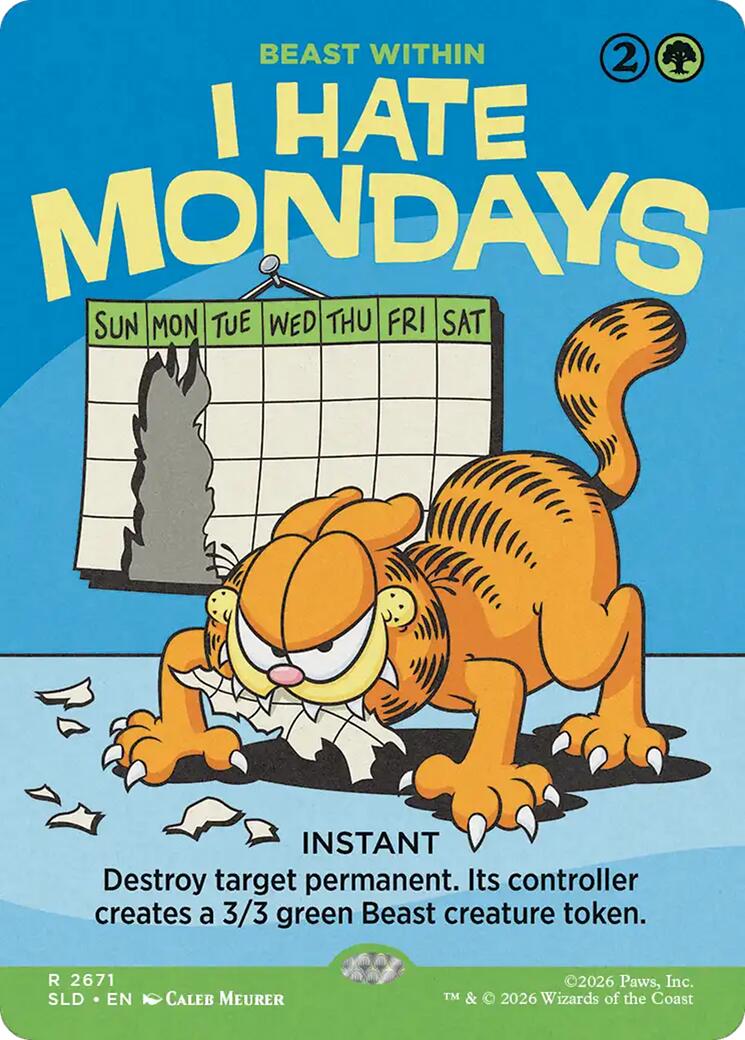 I Hate Mondays - Beast Within [Secret Lair Drop Series] | Cards and Coasters CA