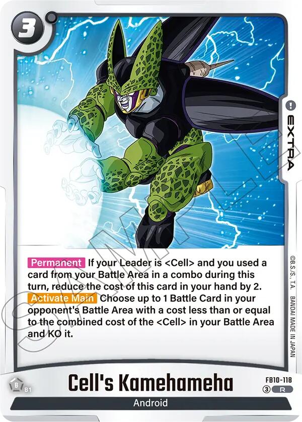 Cell's Kamehameha [Cross Force] | Cards and Coasters CA