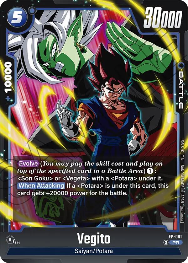 Vegito (FP-091) [Fusion World Promotion Cards] | Cards and Coasters CA