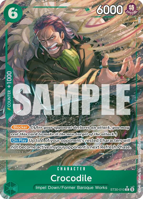 Crocodile (Full Art) [Starter Deck EX: Gear 5] | Cards and Coasters CA