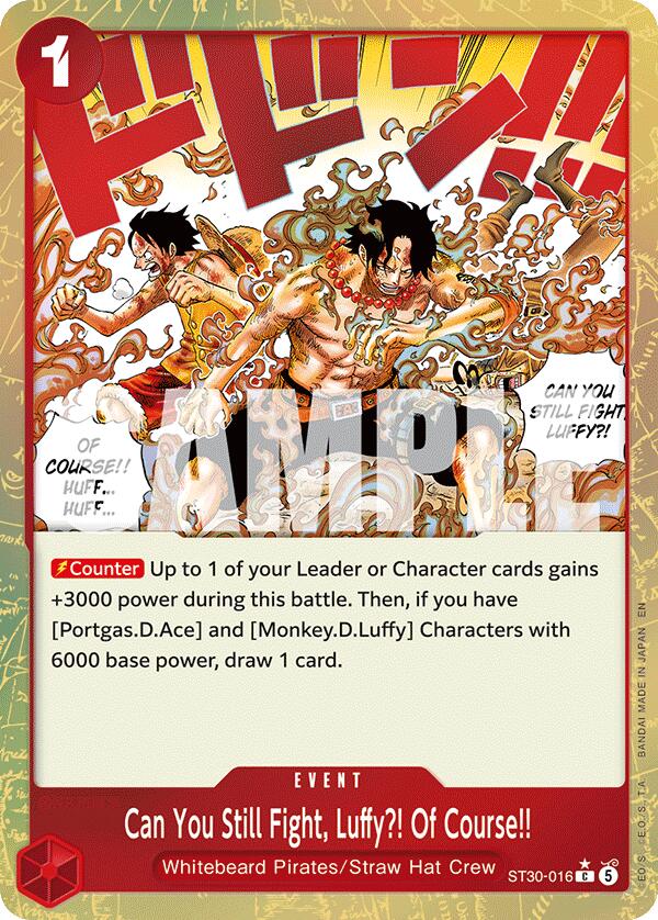 Can You Still Fight, Luffy?! Of Course!! (Parallel) [Starter Deck EX: Gear 5] | Cards and Coasters CA