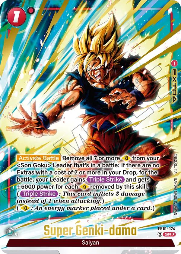 Super Genki-dama (Alternate Art) [Cross Force] | Cards and Coasters CA