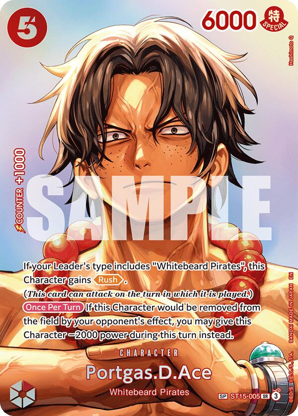 Portgas.D.Ace (SP) [The Time of Battle] | Cards and Coasters CA