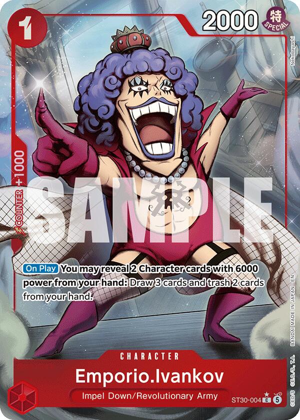 Emporio.Ivankov (Full Art) [Starter Deck EX: Gear 5] | Cards and Coasters CA