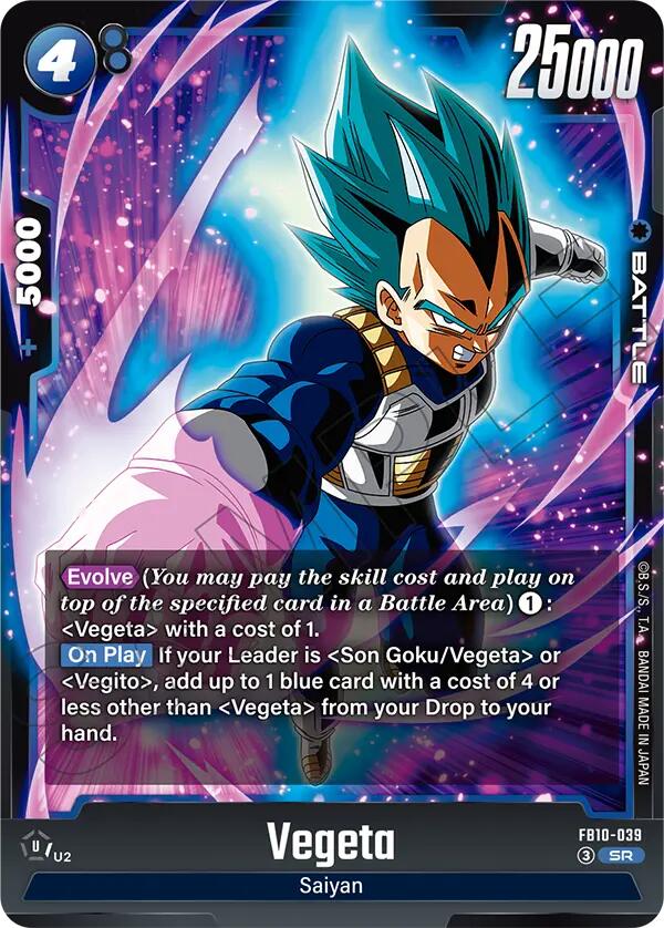 Vegeta (FB10-039) [Cross Force] | Cards and Coasters CA