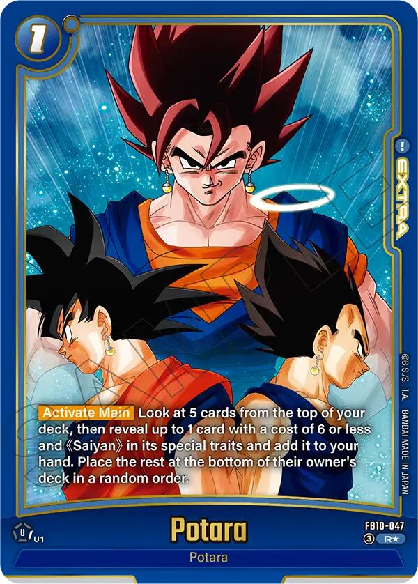 Potara (Alternate Art) [Cross Force] | Cards and Coasters CA