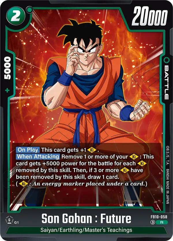 Son Gohan : Future (FB10-058) [Cross Force] | Cards and Coasters CA