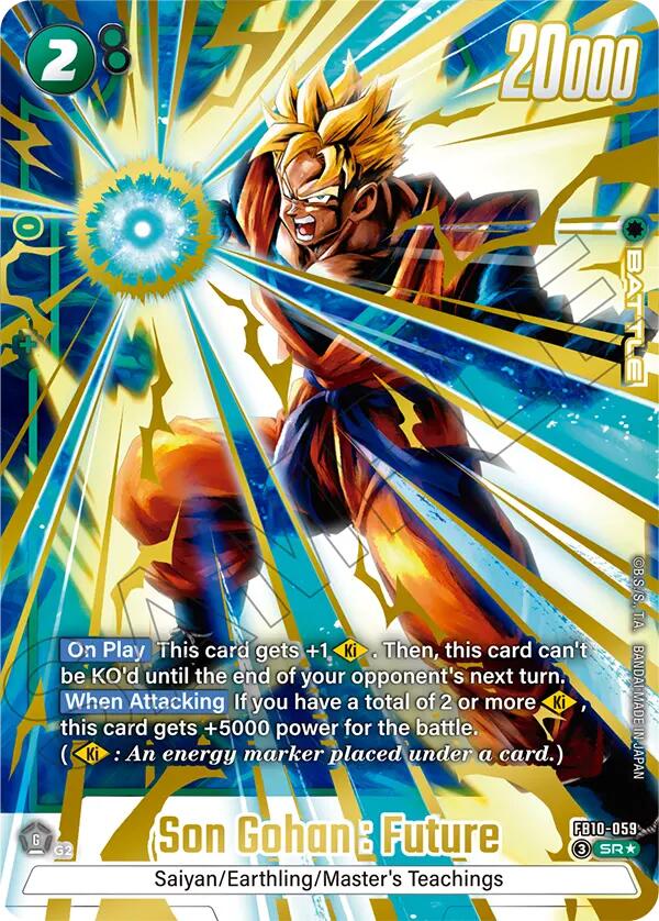 Son Gohan : Future (FB10-059) (Alternate Art) [Cross Force] | Cards and Coasters CA