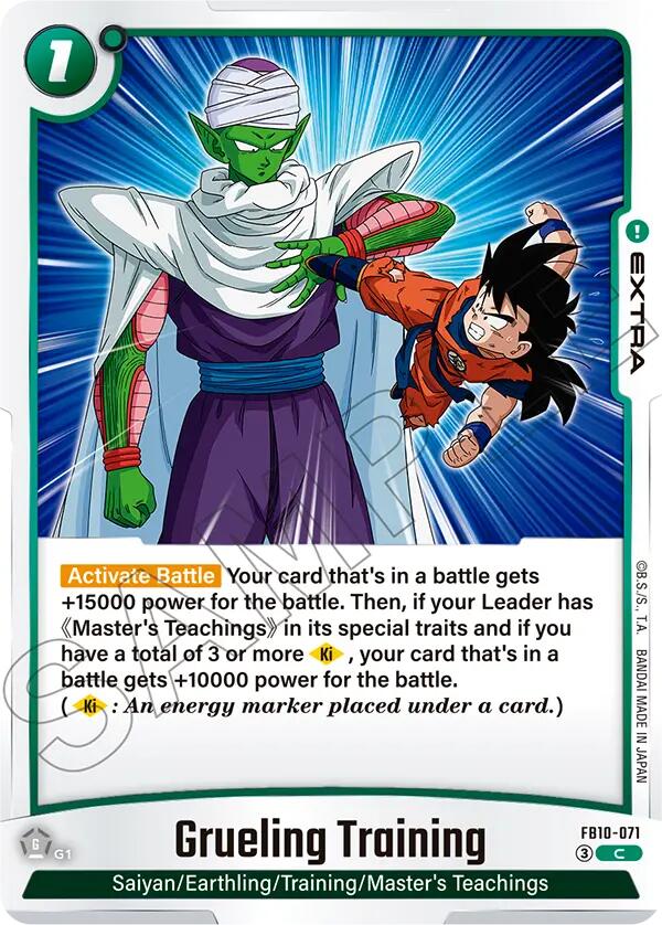 Grueling Training [Cross Force] | Cards and Coasters CA