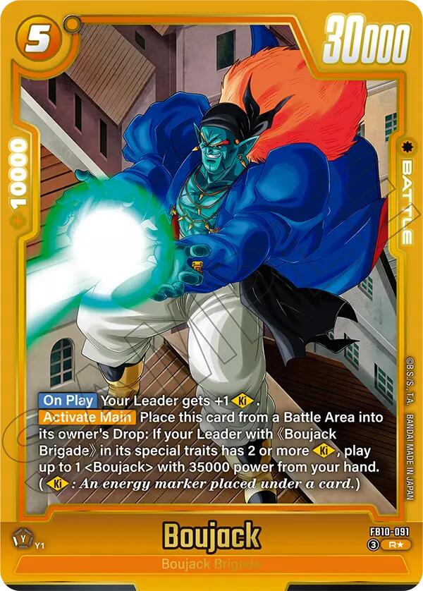 Boujack (FB10-091) (Alternate Art) [Cross Force] | Cards and Coasters CA