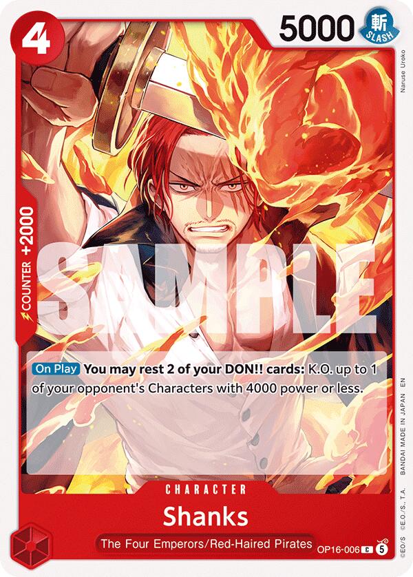 Shanks [The Time of Battle] | Cards and Coasters CA