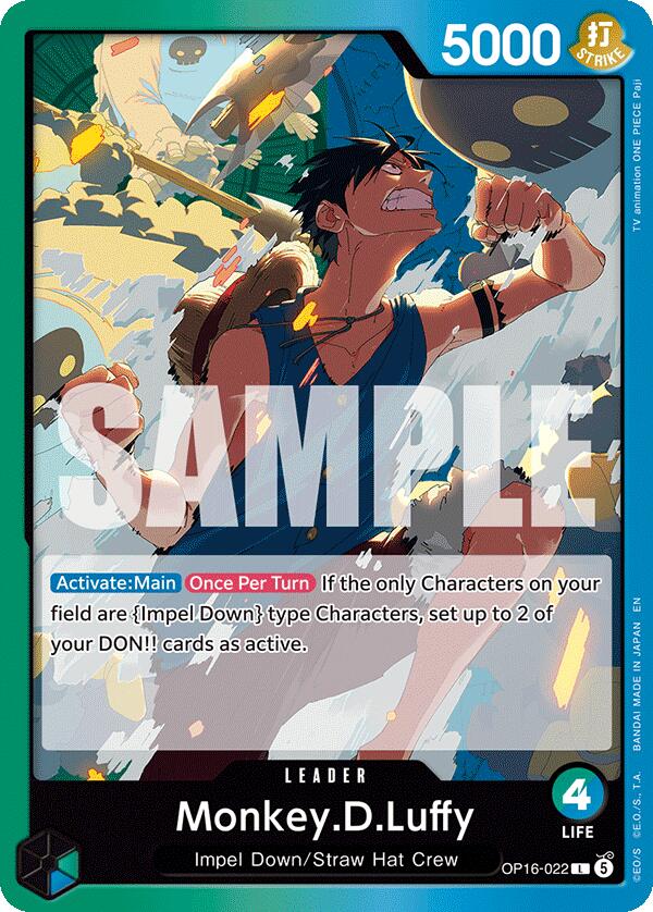 Monkey.D.Luffy [The Time of Battle] | Cards and Coasters CA