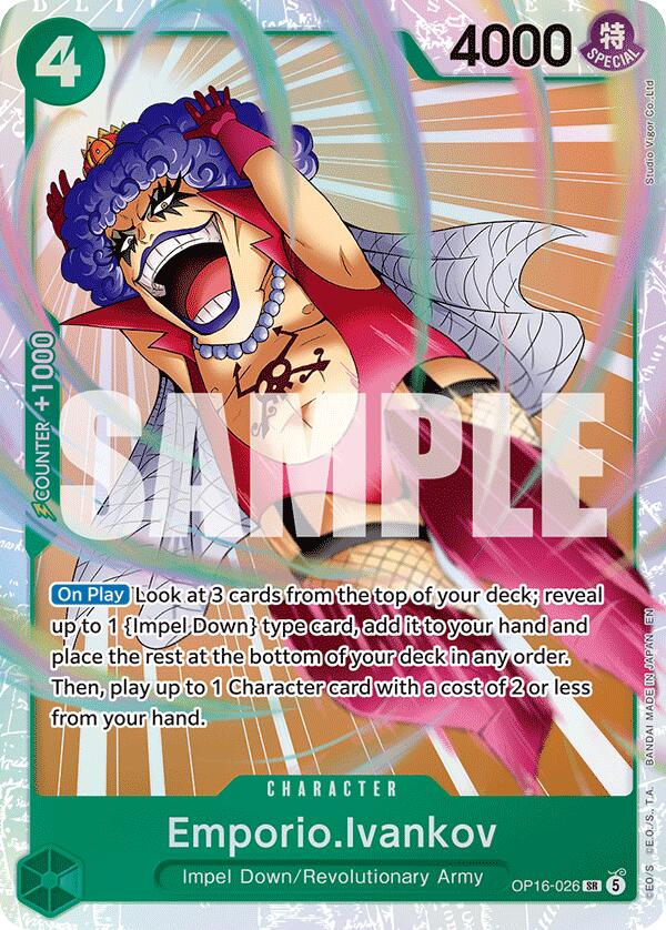 Emporio.Ivankov [The Time of Battle] | Cards and Coasters CA