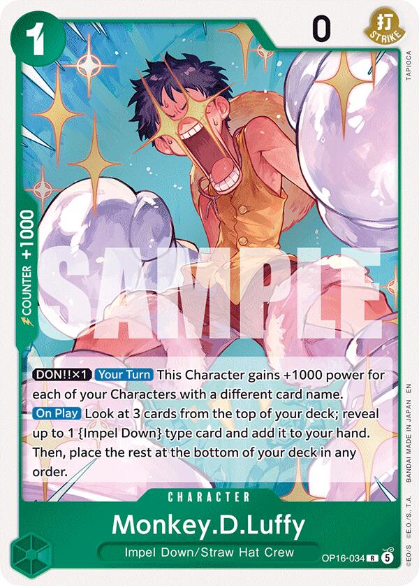 Monkey.D.Luffy [The Time of Battle] | Cards and Coasters CA