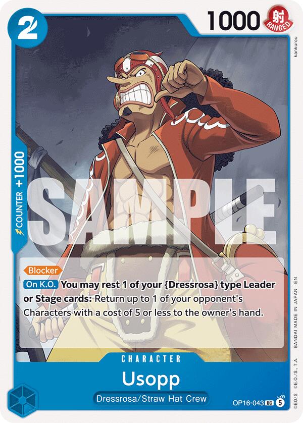 Usopp [The Time of Battle] | Cards and Coasters CA