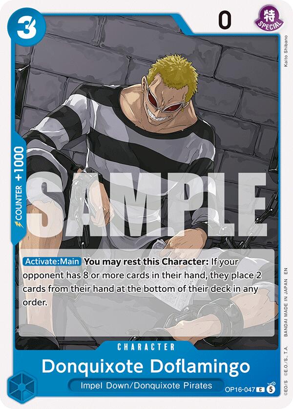 Donquixote Doflamingo [The Time of Battle] | Cards and Coasters CA
