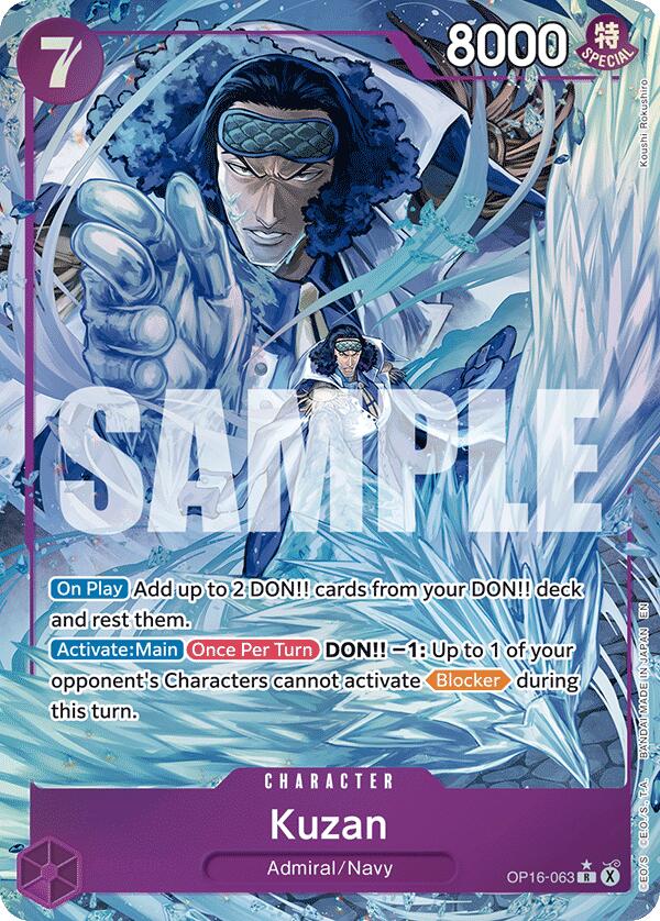 Kuzan (Alternate Art) [The Time of Battle] | Cards and Coasters CA
