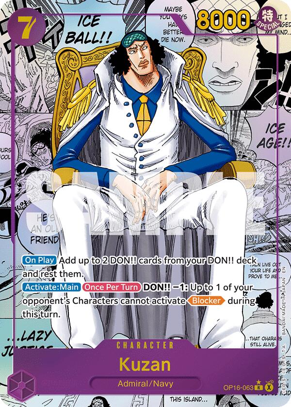 Kuzan (Manga) [The Time of Battle] | Cards and Coasters CA