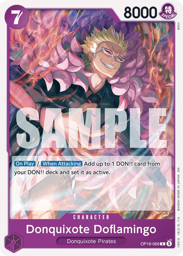 Donquixote Doflamingo [The Time of Battle] | Cards and Coasters CA